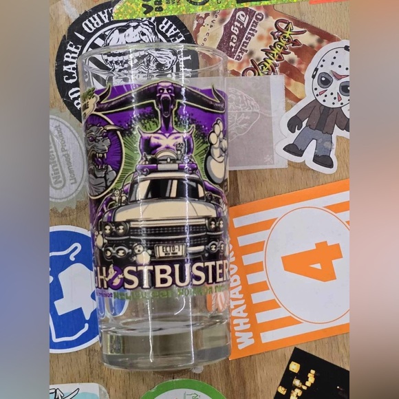 Ghostbusters Frozen Empire Universal Studios Halloween Horror Nights 2024 Glass - Picture 6 of 8